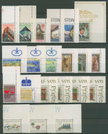 Liechtenstein 1987 Jahrgang Ecke Oben Rechts Komplett Postfrisch (SG14608) - Unused Stamps