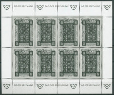 Österreich 1992 Tag Der Briefmarke Schwarzdruck 2066 K S Postfrisch (C14727) - Blocs & Hojas