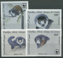 Komoren 1987 WWF Naturschutz Mongozmaki 792/95 Postfrisch - Comores (1975-...)