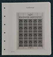 BOREK Vordruckblätter Liechtenstein Bögen/Kleinbögen 1990/92 SF Gebraucht (Z777) - Afgedrukte Pagina's
