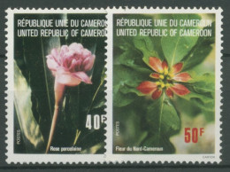 Kamerun 1976 Einheimische Pflanzen Porzellanrose 819/20 Postfrisch - Kamerun (1960-...)
