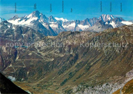 12896022 Furkapass Blick Vom Pass Gegen Gletsch Grimsel Totensee Berneralpen Fur - Otros & Sin Clasificación