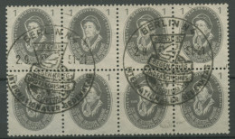DDR 1950 250 Jahre Dt. Akademie Der Wissenschaften 261 8er-Block Gestempelt - Used Stamps
