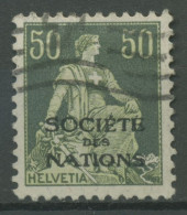 Völkerbund (SDN) 1922 Freimarke Mit Aufdruck 9 X Gestempelt - Service