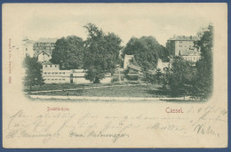Kassel Drahtbrücke An Der Fulda, Gelaufen 1899 (AK1085) - Kassel