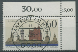 Bund 1985 1000 J. Markt- U. Münzrechte In Verden 1240 KBWZ Gestempelt (R16031) - Gebruikt