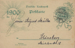 Europa - Deutschland  -  POST - Karte  1900  -  An Herrn August Müller , Schöneberg - Andere & Zonder Classificatie