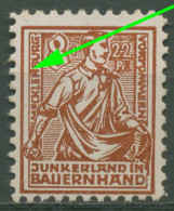 SBZ Mecklenburg-Vorpommern 1945 Bodenreform M. Plattenfehler 24 B XII Postfrisch - Andere & Zonder Classificatie