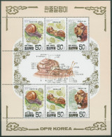 Korea (Nord) 1997 Asiatische Buschschnecke 3983/85 K Postfrisch (C74860) - Korea (Noord)