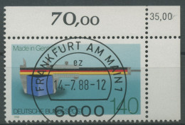 Bund 1988 100 Jahre MADE IN GERMANY 1378 KBWZ Gestempelt (R15989) - Used Stamps