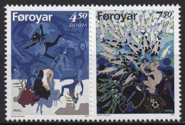 Färöer 1997 Europa CEPT: Sagen Und Legenden 317/18 Postfrisch - Islas Faeroes