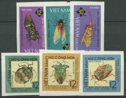 Vietnam 1965 Schädliche Insekten 379/84 B Ungebraucht O.G. - Vietnam