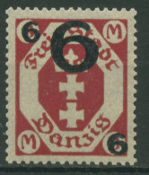 Danzig 1922 Freimarke Kleines Staatswappen Mit Aufdruck 106 B Postfrisch - Neufs