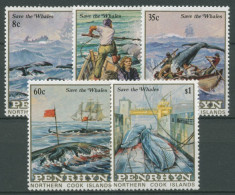 Penrhyn 1983 Schutz Der Wale Walfang Pottwal 310/14 Postfrisch - Penrhyn