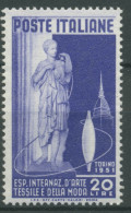 Italien 1951 10. Internationale Textilausstellung Turin 832 Postfrisch - 1946-60: Mint/hinged