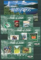 Neuseeland 1997 Die Besten Marken D. Jahres 1996 Block 60/62 Postfrisch (C25663) - Hojas Bloque