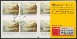 Bund Markenheftchen 2006 Ob. Mittelrheintal MH 63 A (2537) Gestempelt (C17374) - Other & Unclassified