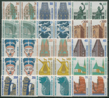 Berlin 1987/90 Sehenswürdigkeiten SWK Waag. Paare 793/874 Komplett Postfrisch - Unused Stamps