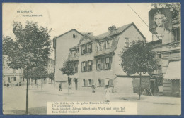 Weimar Schillerhaus, Gelaufen 1908 Marke Fehlt (AK2385) - Weimar