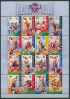 Australien 1996 Austral. Football-Liga AFL 1543/58 ZD-Bogen Postfrisch (C27153) - Blocks & Kleinbögen