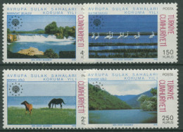 Türkei 1976 Europäisches Süßwasserschutzjahr 2391/94 Postfrisch - Ungebraucht