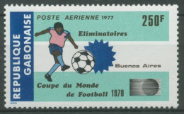 Gabun 1977 Qualifikationsspiele Zur Fußball-WM In Argentinien 640 Postfrisch - Gabon (1960-...)