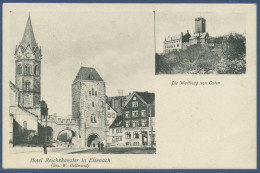 Hotel Reichskanzler In Eisenach W. Hellmund Wartburg, Ungebraucht (AK2410) - Eisenach