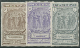 Italien 1923 Fürsorgekasse Der Nationalmiliz 183/85 Mit Falz - Nuevos
