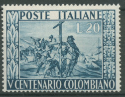 Italien 1951 500. Geburtstag Von Christoph Kolumbus 833 Postfrisch - 1946-60: Nieuw/plakker
