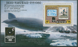 Korea (Nord) 1980 ESSEN '80 Zeppelin LZ 127 Block 83 Postfrisch (C30480) - Corée Du Nord