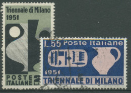 Italien 1952 9. Triennale Von Mailand 839/40 Gestempelt - 1946-60: Usados