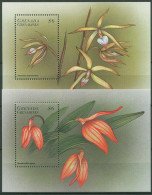 Grenada-Grenadinen 1998 Orchideen Block 413/14 Postfrisch (C94450) - Grenade (1974-...)