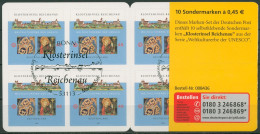 Bund Markenheftchen 2008 Klosterinsel Reichenau MH 71 I (2642) Gest. (C17390) - Autres & Non Classés