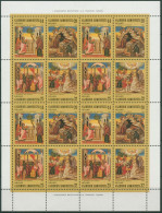 Griechenland 1984 Weihnachten: Ikone 1571/74 ZD-Bogen Postfrisch (C30858) - Blokken & Velletjes