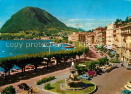 12894158 Lugano Lago Di Lugano Quai Fontana Bossi E Monte San Salvatore Lugano L - Otros & Sin Clasificación