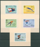 Madagaskar 1975 Olympische Spiele Innsbruck 767/71 B Blocks Postfrisch (C24412) - Madagaskar (1960-...)