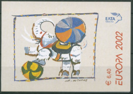 Griechenland 2002 Europa CEPT: Zirkus MH 24 Postfrisch (C30881) - Booklets