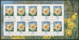 Bund Markenheftchen 2006 Blumen Narzisse MH 61 (2515) Gestempelt (C17371) - Andere & Zonder Classificatie