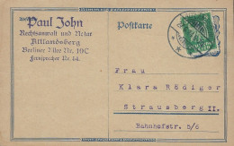 Europa - Deutschland  -  POST - Karte  1924   -  An Frau Klara Rödiger , Strausberg - Andere & Zonder Classificatie