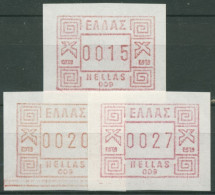 Griechenland 1984 Automatenmarken Wert Automatennummern ATM 1 S1 Postfrisch - Automaatzegels [ATM]