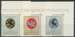 Liechtenstein 1969 Wappen Geistlicher Patronatsherren 514/16 Ecke Postfrisch - Unused Stamps