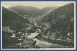 Triberg Im Schwarzwald Blick Vom Hohnen, Gelaufen 1930 (AK1929) - Triberg