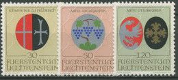 Liechtenstein 1971 Wappen Geistlicher Patronatsherren 548/50 Postfrisch - Ongebruikt