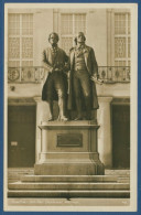 Weimar Goethe-Schiller Denkmal Foto, Gelaufen 1933 (AK1922) - Weimar