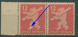 SBZ Berlin & Brandenburg 1945 Freimarke Plattenfehler 5 AA VII Postfrisch - Berlín & Brandenburgo