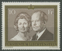 Liechtenstein 1974 Fürstenpaar Franz Josef II. Fürstin Gina 614 Postfrisch - Ongebruikt