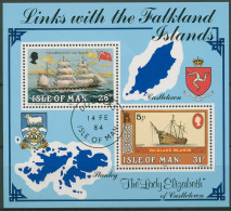 Isle Of Man 1984 Falklandinseln Block 7 Gestempelt (C90606) - Isle Of Man