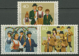 Liechtenstein 1980 Trachten 754/56 Postfrisch - Ungebraucht