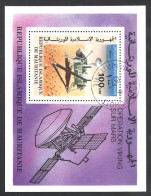 Mauritania Operation Viking Mars, Space CTO Souvenir Sheet - Mauretanien (1960-...)