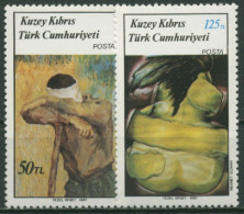 Türkisch-Zypern 1987 Kunst: Gemälde 203/04 Postfrisch - Unused Stamps